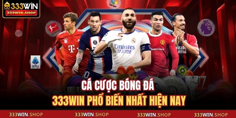 Cá cược bóng đá 333WIN phổ biến nhất hiện nay